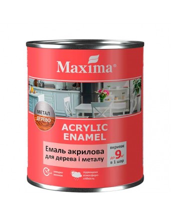 Akrilinė emalė MAXIMA, kava su pienu, 2.3 l